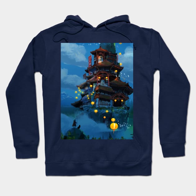 Lost Castle in the Sky Hoodie by Diekyers